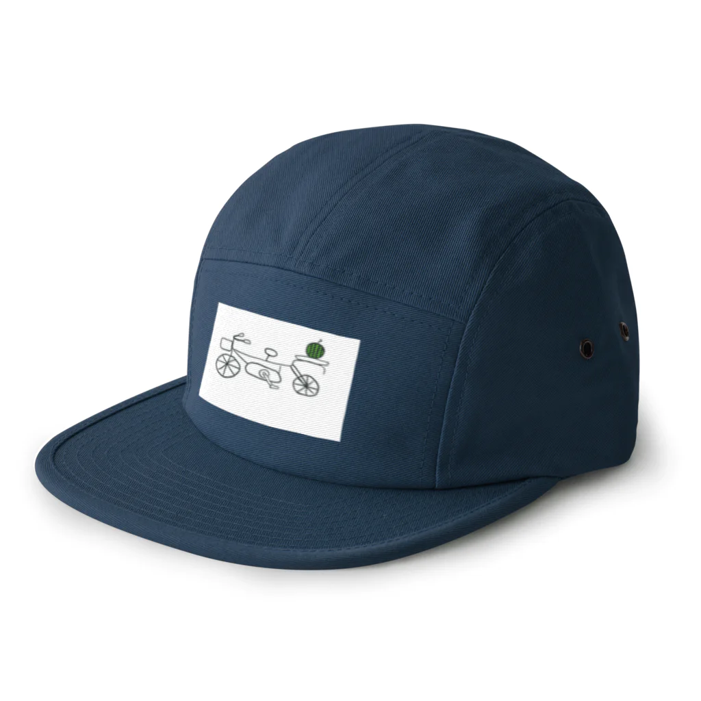 東京福袋の自転車キッズくん 5 Panel Cap