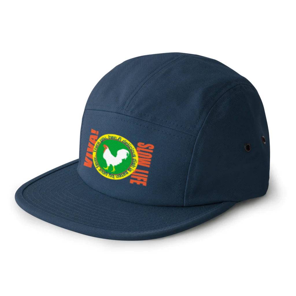 3800-MARKET-NEOのVIVA SLOW LIFE 5 Panel Cap