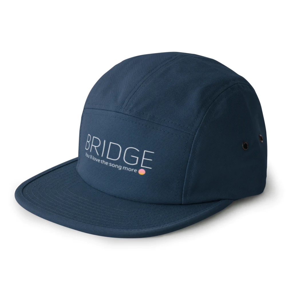 BRIDGE【ブリッジ】公式ショップのBRIDGEロゴ（白） ジェットキャップ