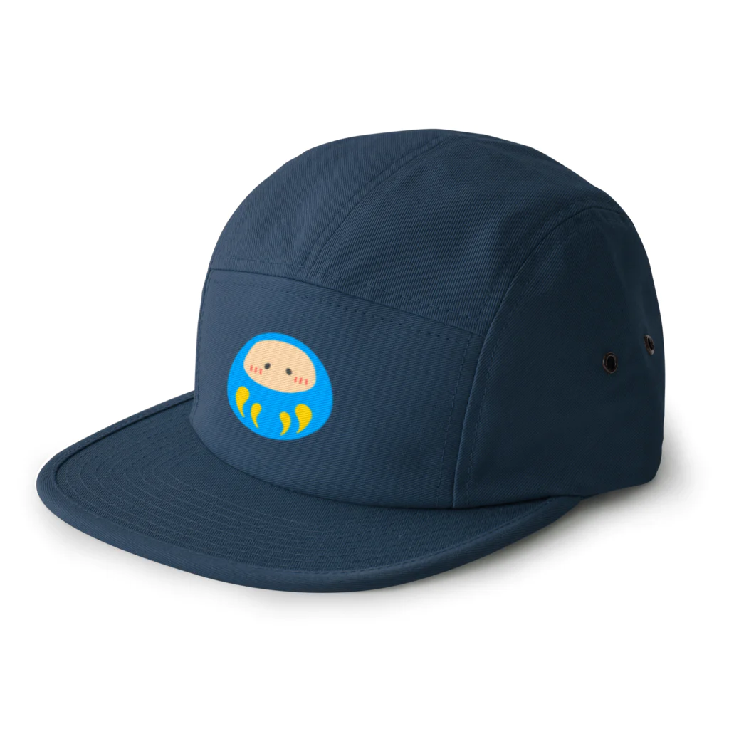 うさのこの青だるま 5 Panel Cap