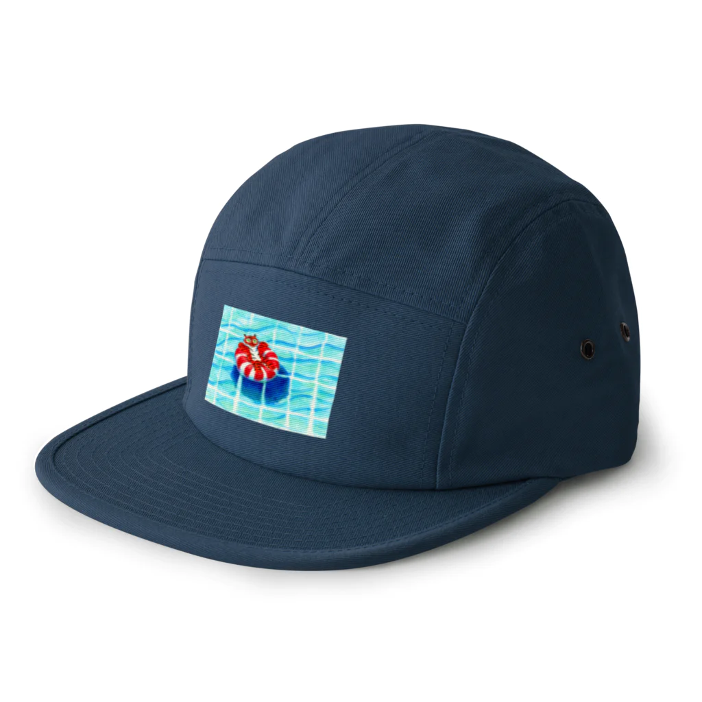 segasworksのプールのトラちゃん 5 Panel Cap