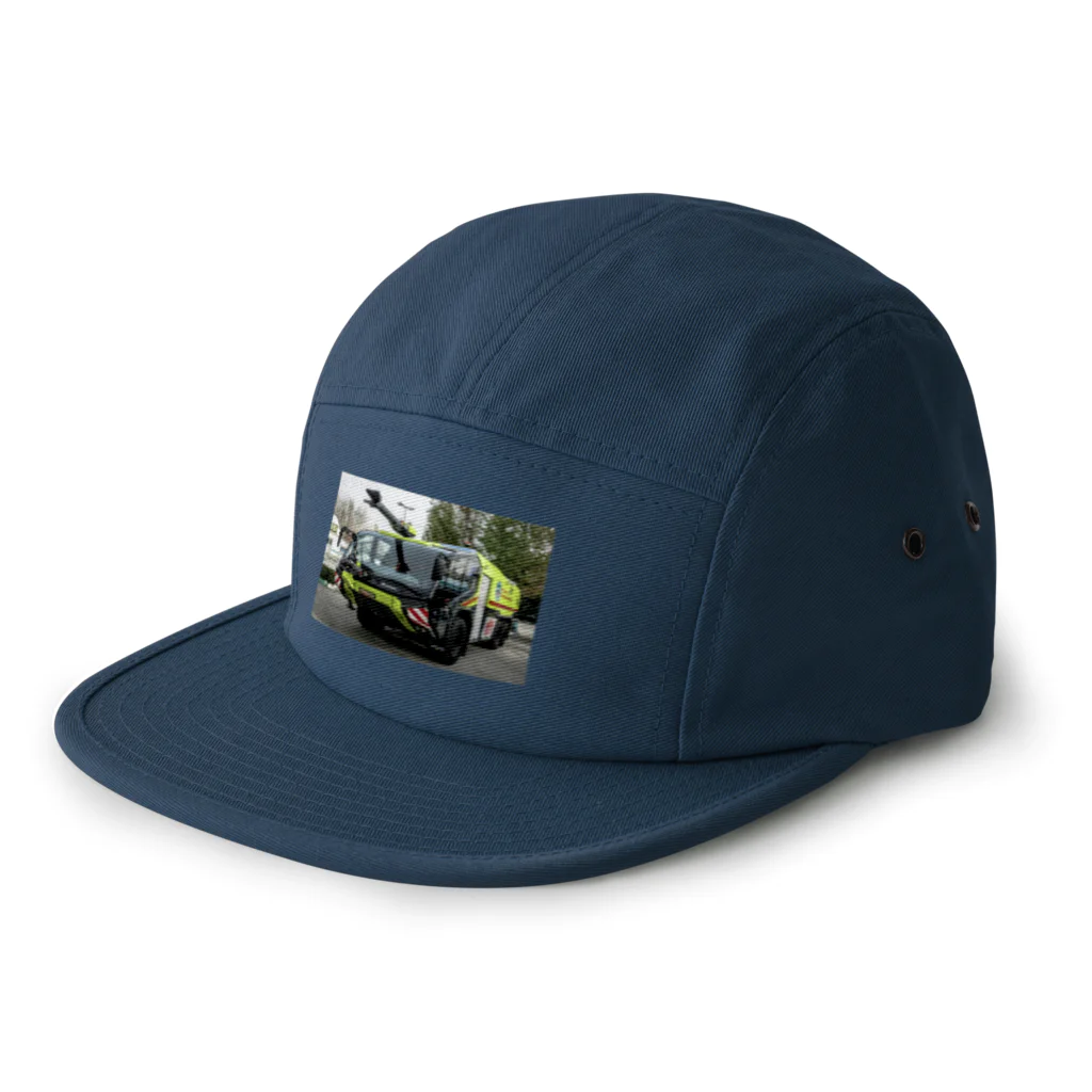 ビッグスマイルライフの黄色い消防車 5 Panel Cap