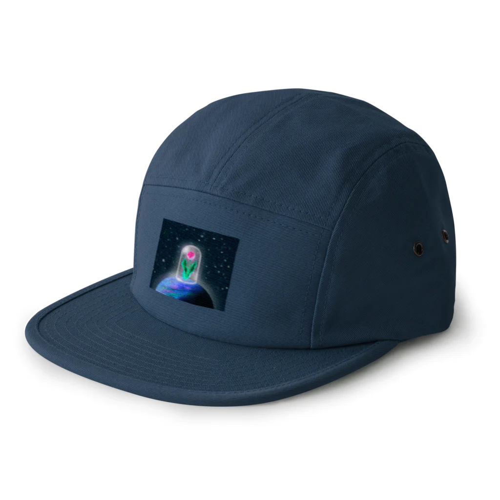 若林侑伽の宇宙チューリップ 5 Panel Cap