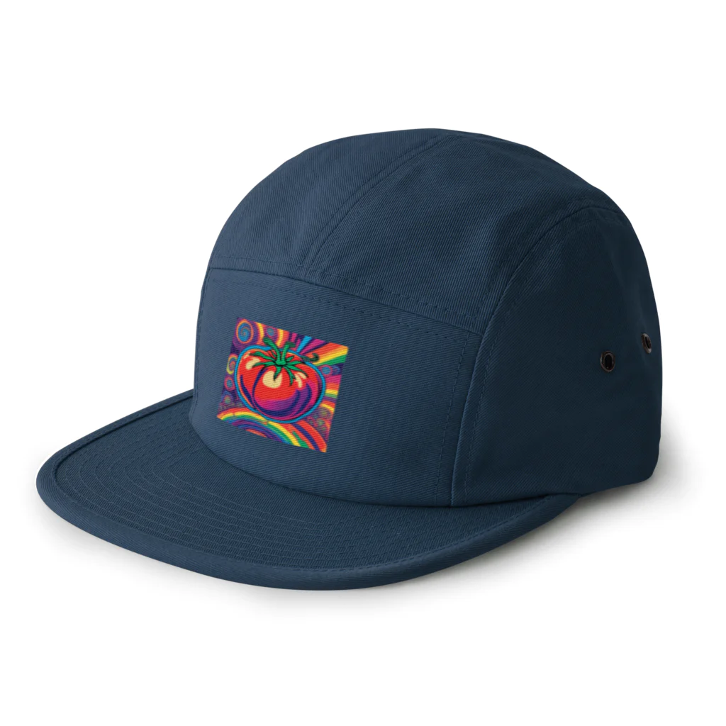 PSYCHEDELIC ARTのPSYCHEDELICトマト 5 Panel Cap
