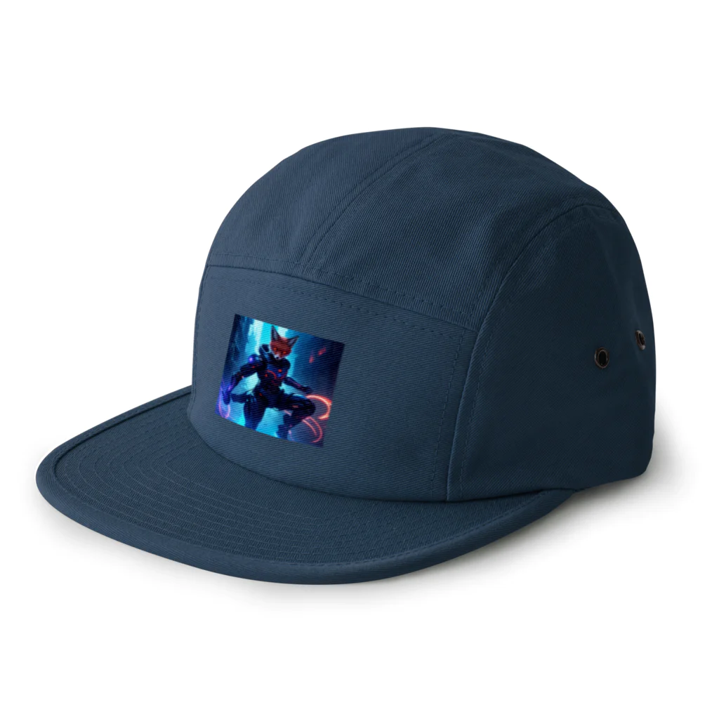 ZZRR12のメカニカル・キツネの都市探索」: "Mechanical Urban Fox Exploration" 5 Panel Cap