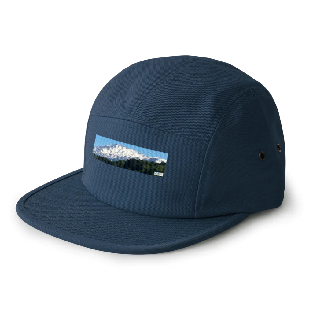 ReallyCoolMamoruの秋田鳥海山_AkitaChoukaisan 5 Panel Cap