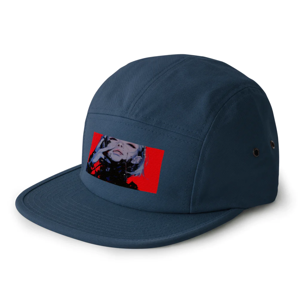 chill.lofi4545のサイバーパンク系 5 Panel Cap