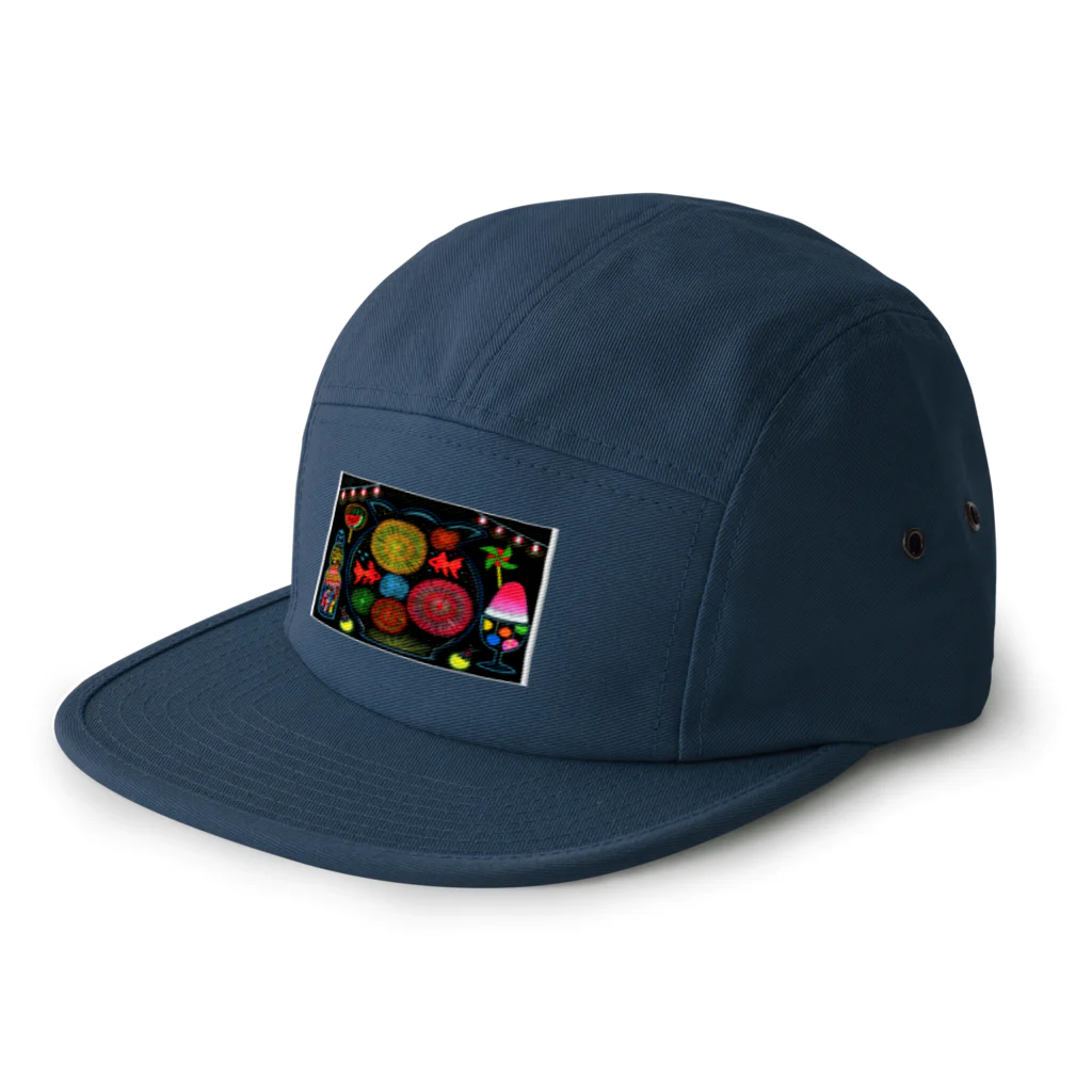 tamtamlandのずっと忘れない夏祭り 5 Panel Cap