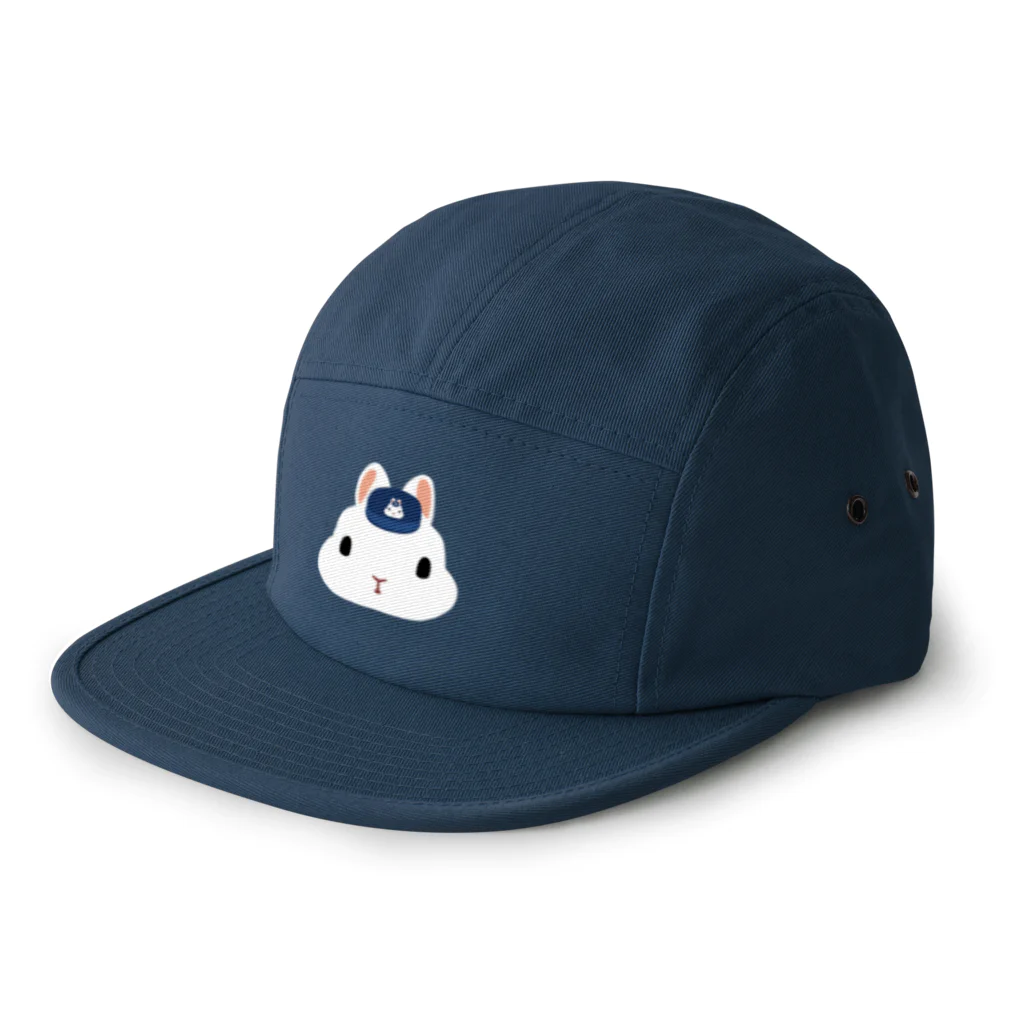 大賀一五の店の帽子のうさぎの帽子 5 Panel Cap