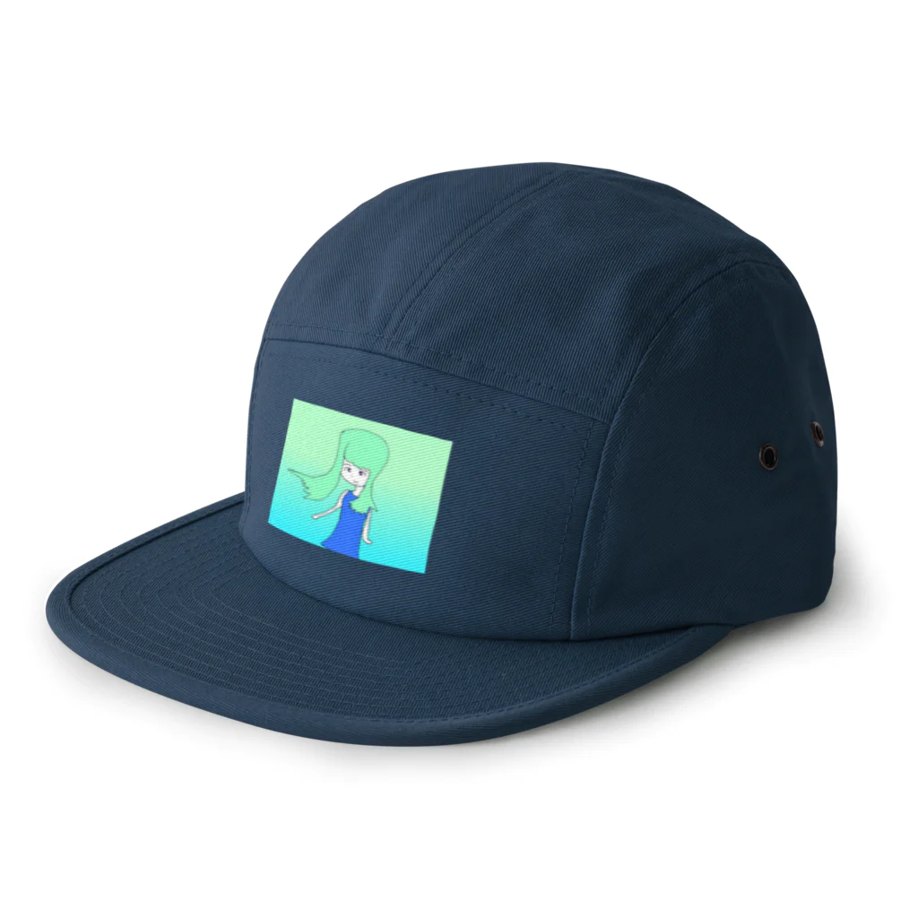 水草のナウ・ガール５８ 5 Panel Cap