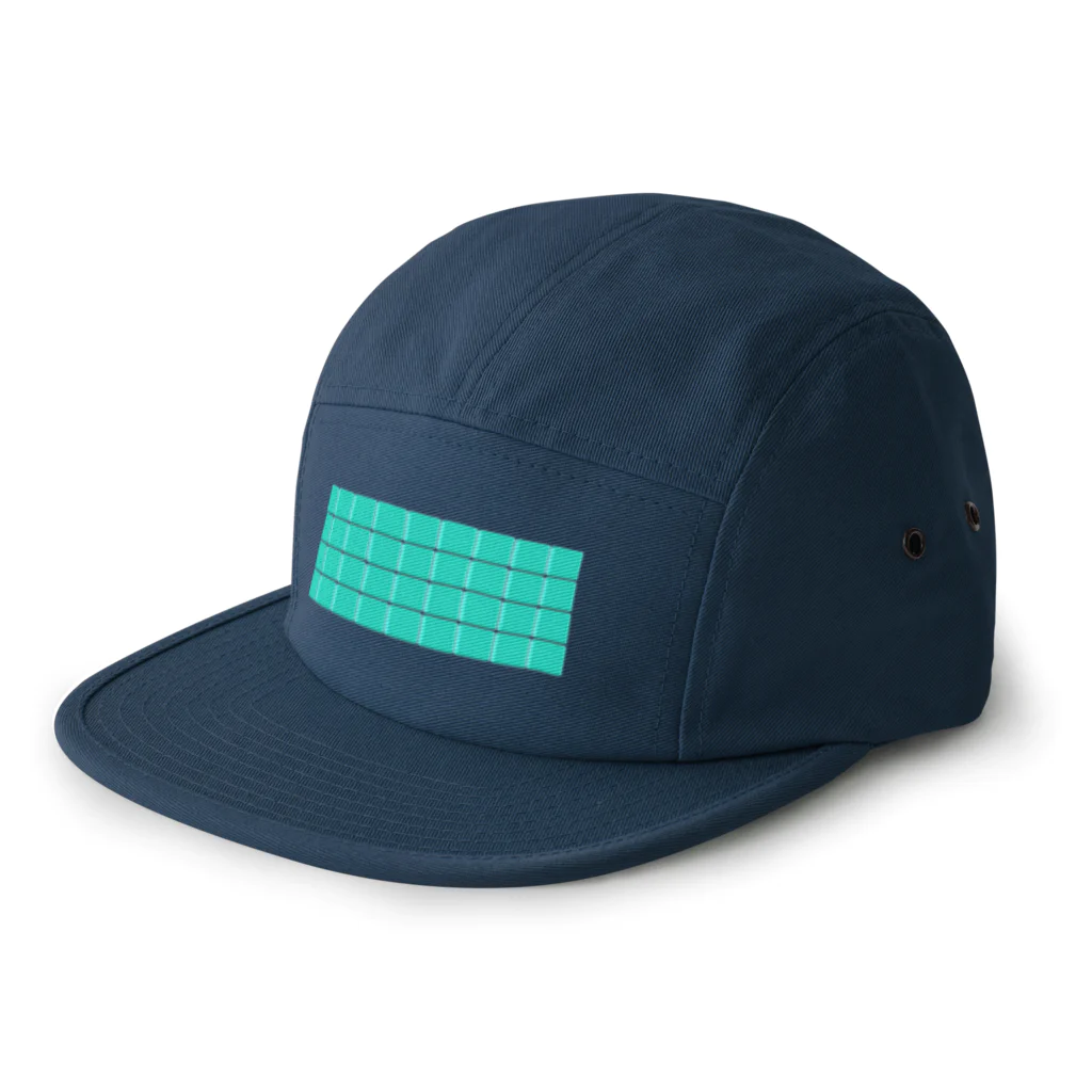 マケドニア腹筋選手権のお風呂場のタイル 5 Panel Cap