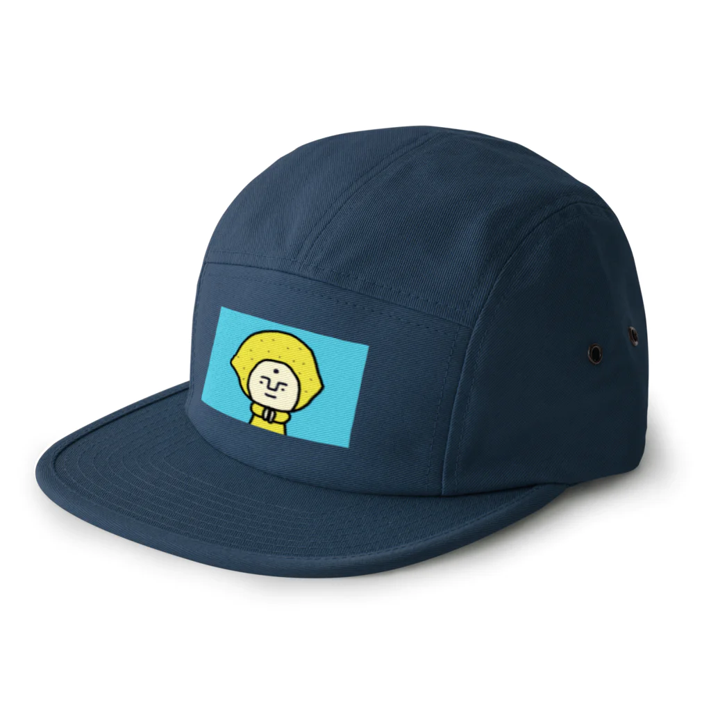 カワイーソー🀄️緑一色しか勝たん  麻雀グッズのレモン大仏🍋 5 Panel Cap