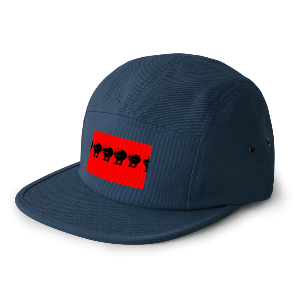 めろんぱんのモンスターの行列 5 Panel Cap