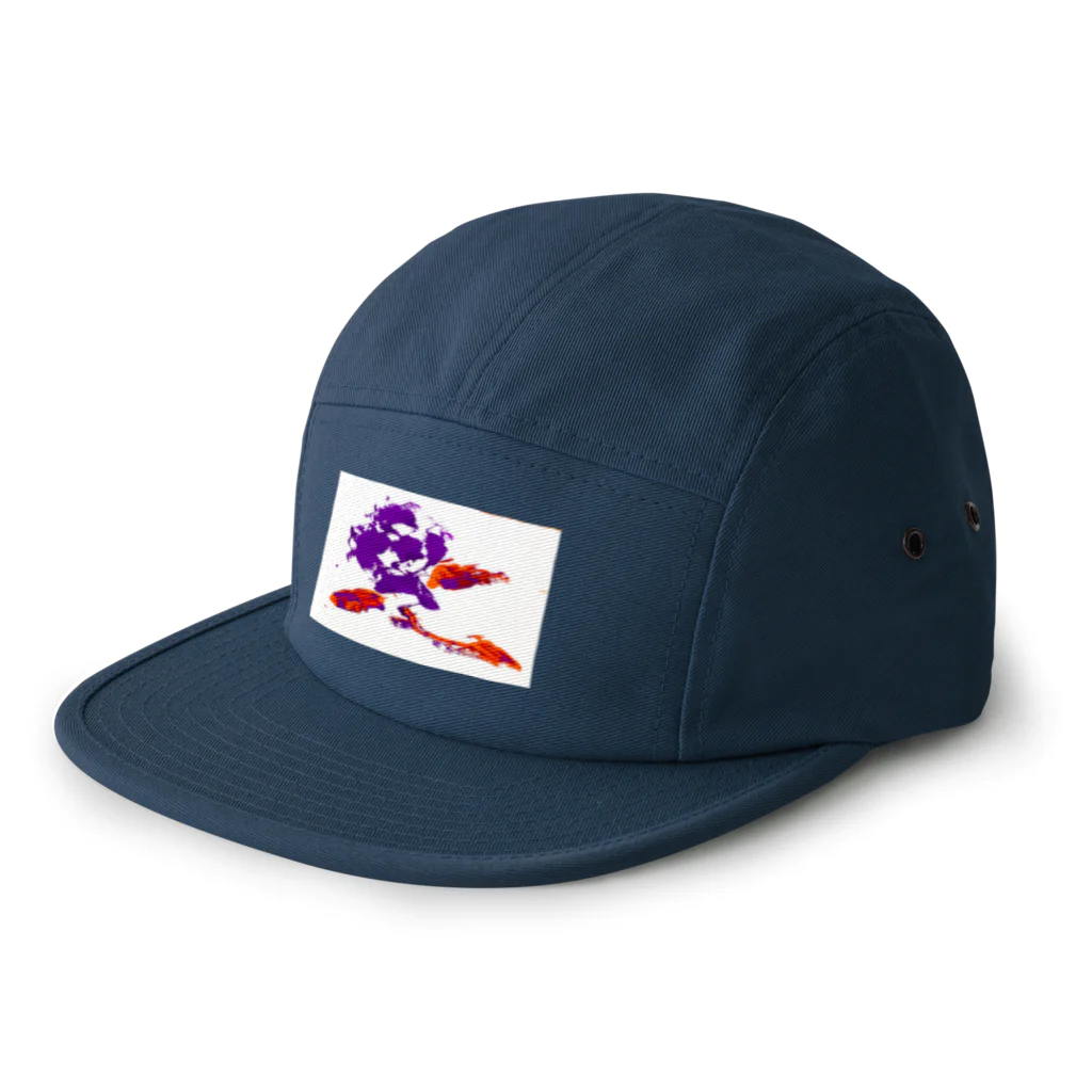 chameleon.closetの花紫 5 Panel Cap