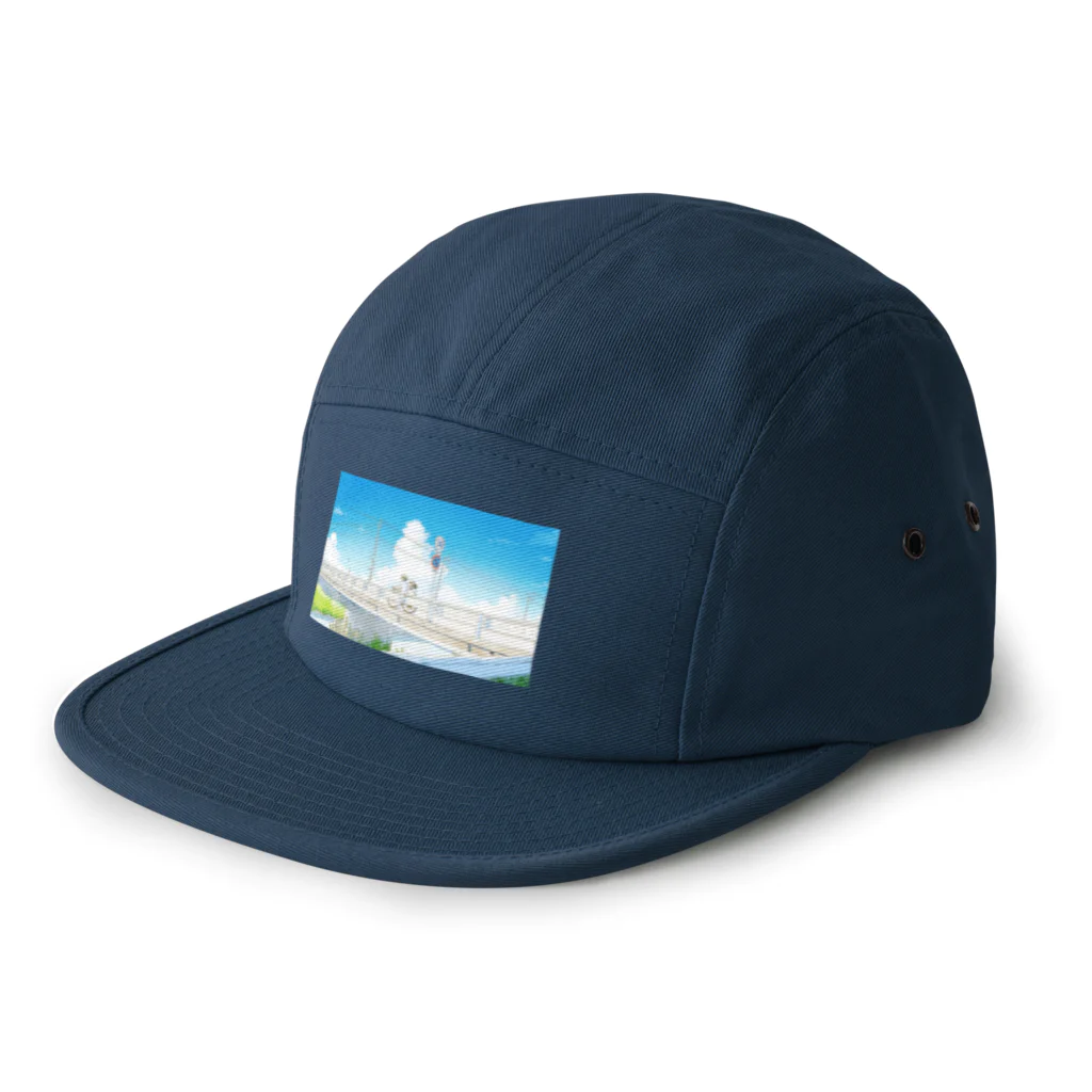 おがひショップの夏の終わりに 5 Panel Cap