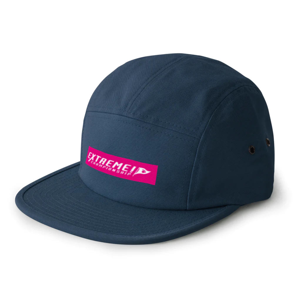 ドッグライフプランはしもとのドッグスポーツ・エクストリームロゴ（横長） 5 Panel Cap