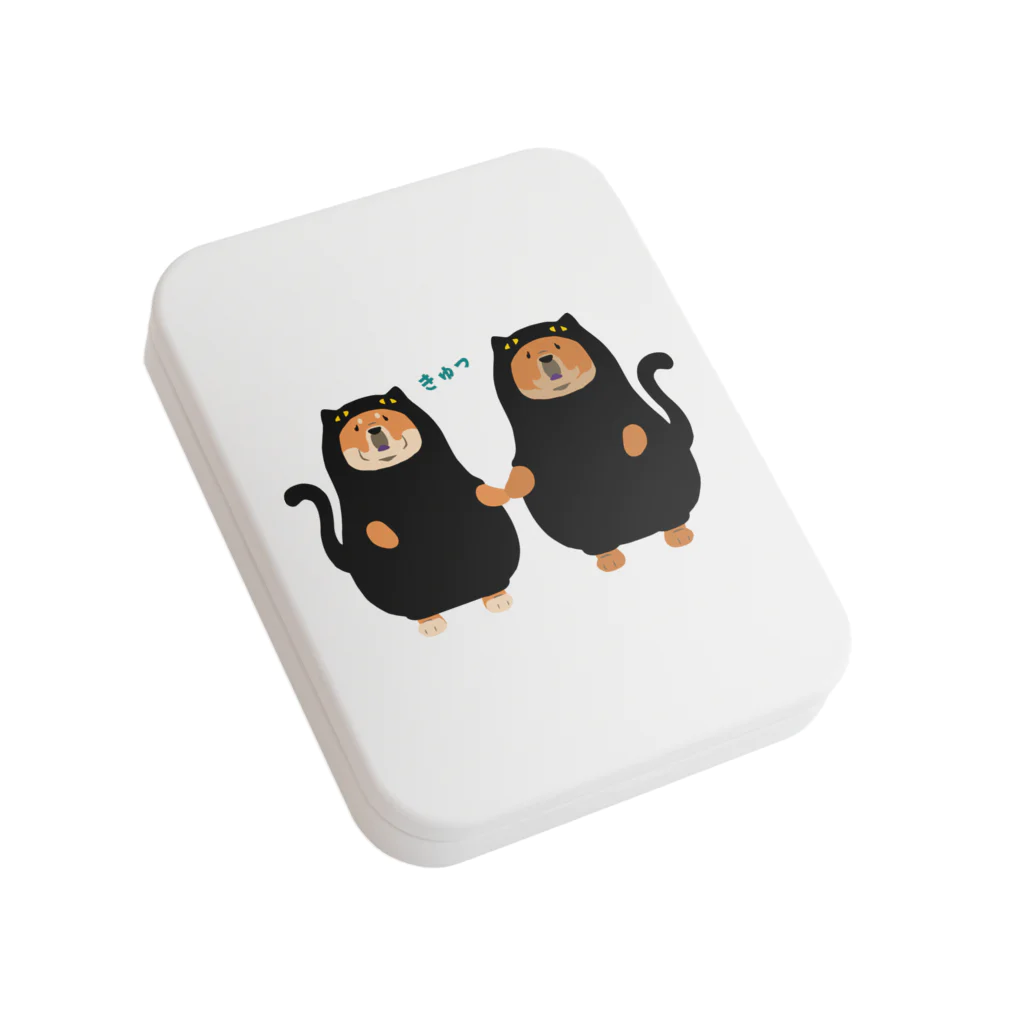 Qooroの猫かぶりチャウさん　手つなぎ兄弟 Flat Tin Case