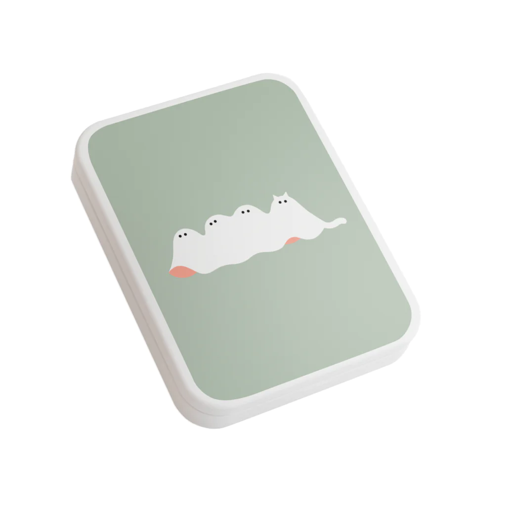 yukiasobiのghost cat Flat Tin Case