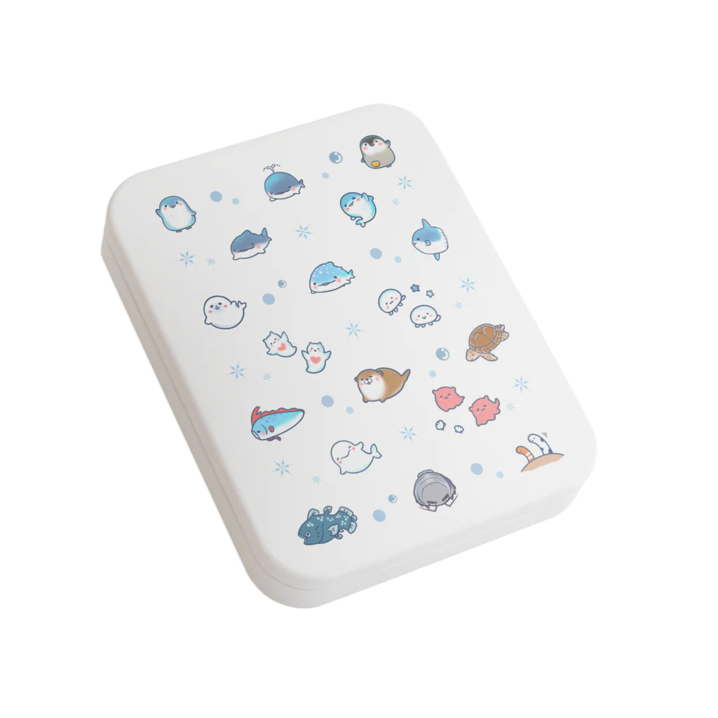 Sakura Kaori Shop【さくらかおりのお店】の水族館フラット缶ケース Flat Tin Case