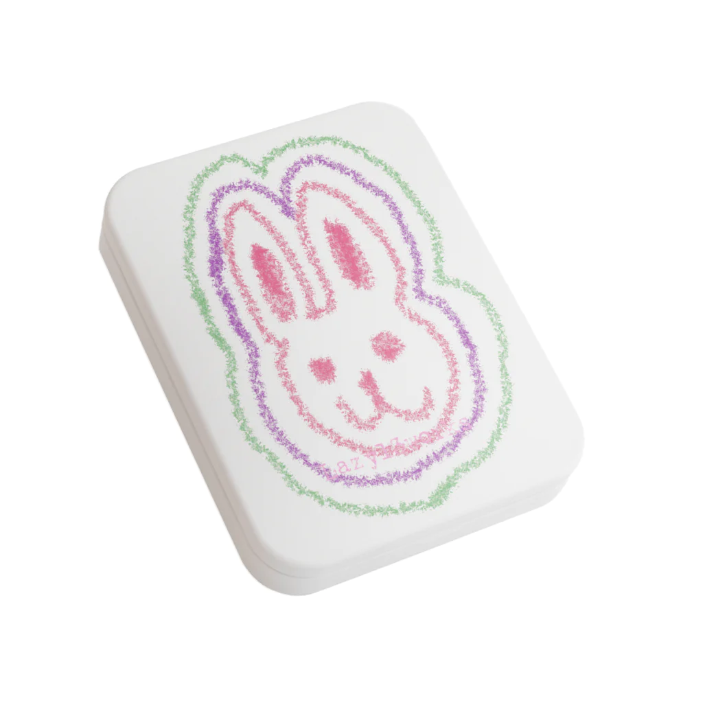 manulnuma131のクレヨンうさぎ🐰 Flat Tin Case