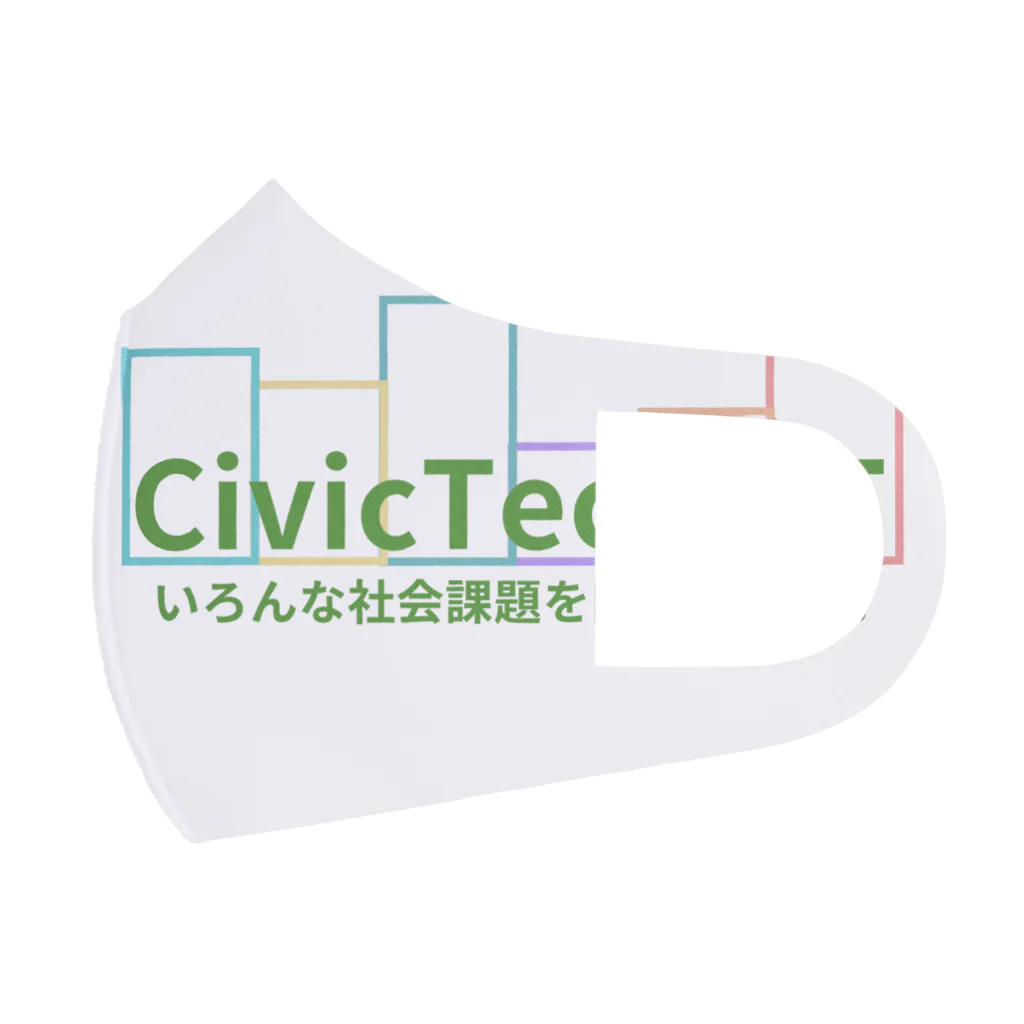 CivicTechLTのシビックテックティー Face Mask