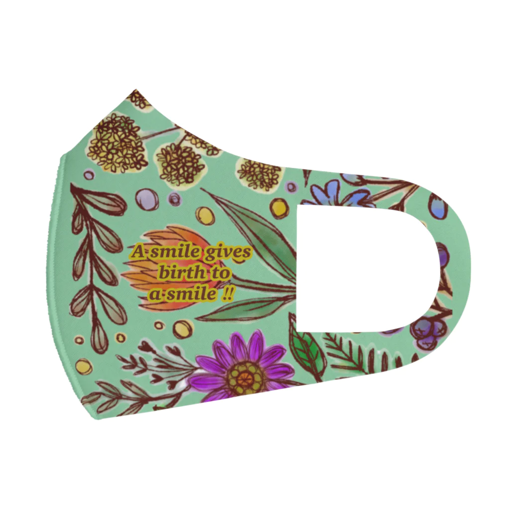 marimo shopのGarden  flower フルグラフィックマスク