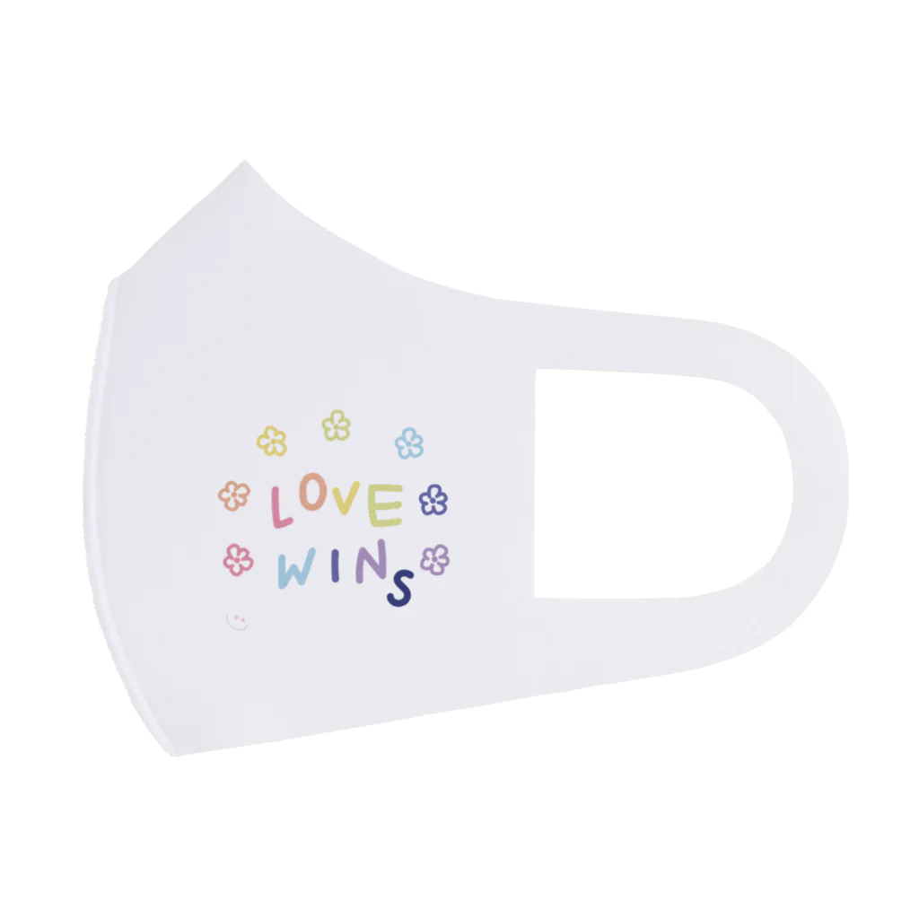 島民のlove wins! we are proud to celebrate our prides! Face Mask