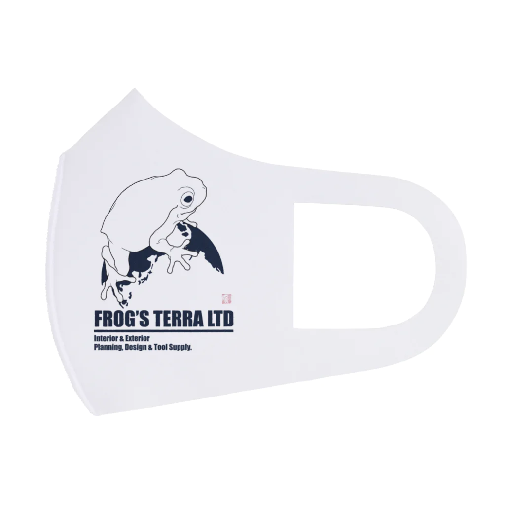 FROG'S TERRA LTDのカラード　ディープシーブルー Face Mask