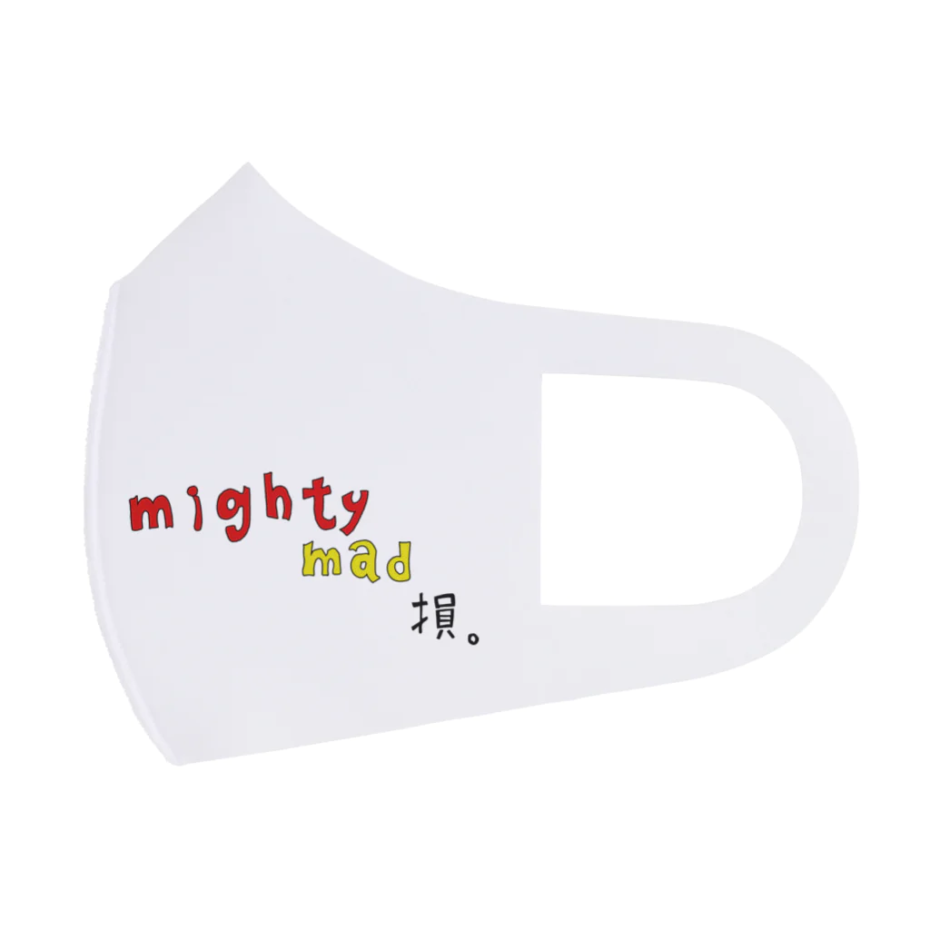 mighty mad 損。のキャンディーガール Face Mask