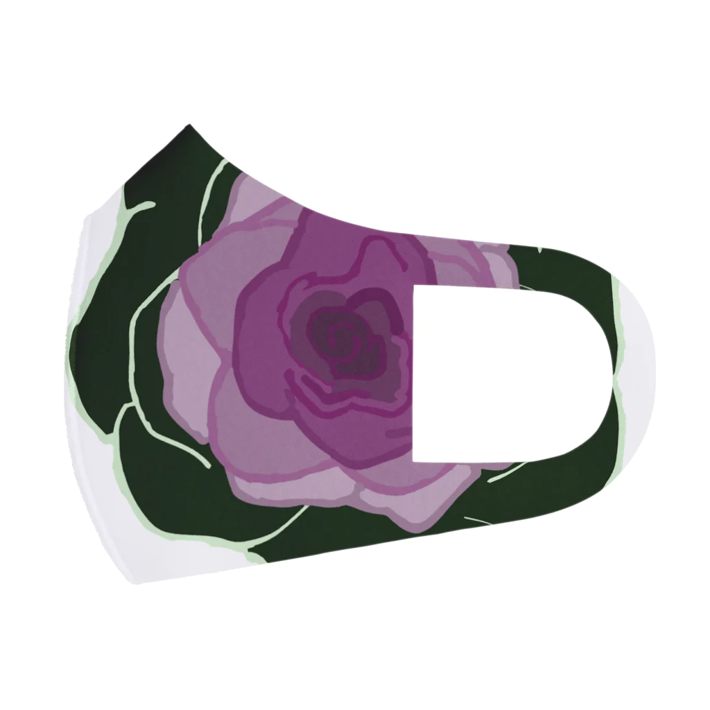 flower-flowersのflowering kale 1 フルグラフィックマスク