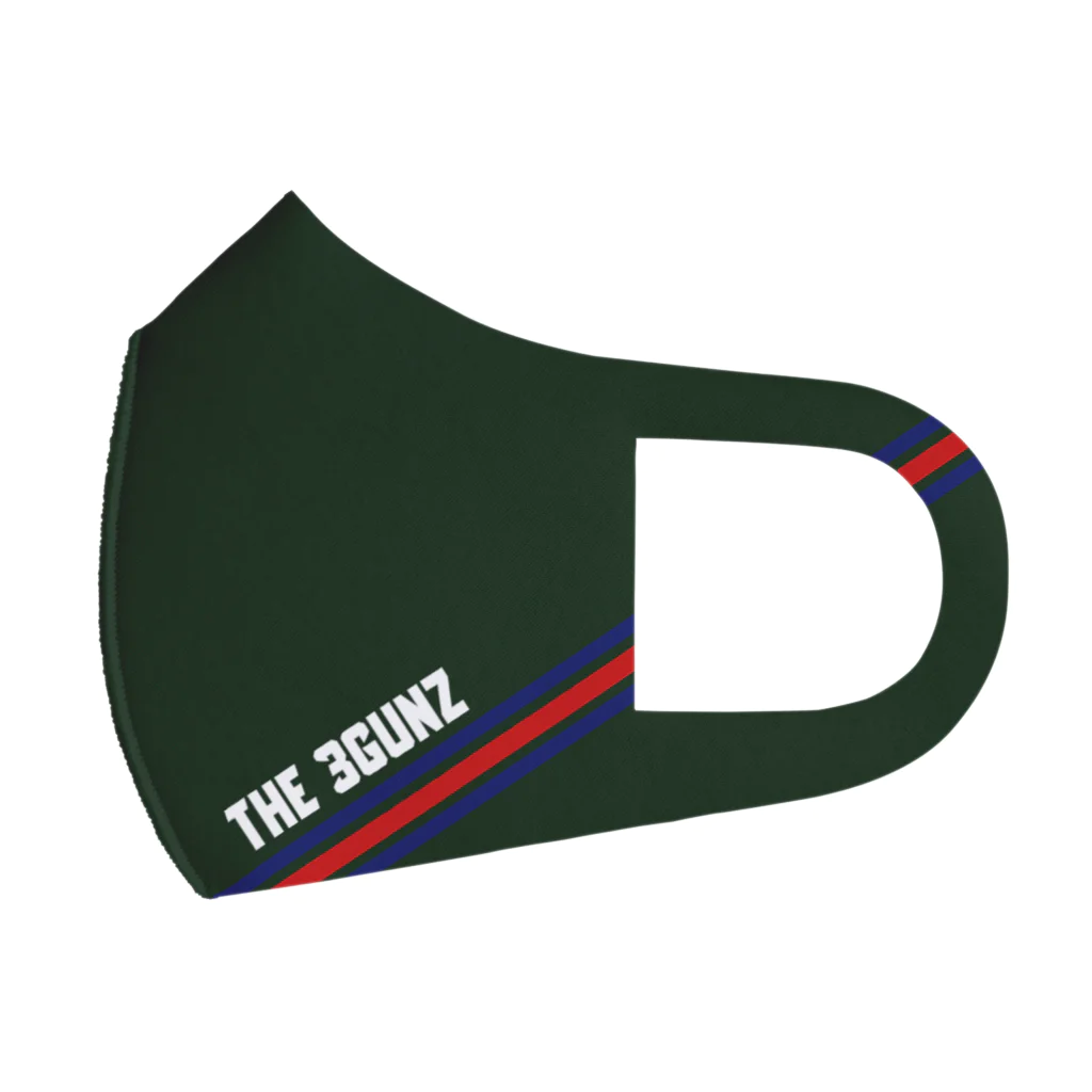 BlackRedCheeZのThe3Gunz／T3G-MASK（OLIVE） フルグラフィックマスク