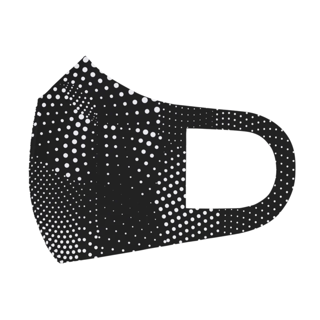 Dot .Dot.の"Dot .Dot."#011 new-wall001 Face Mask