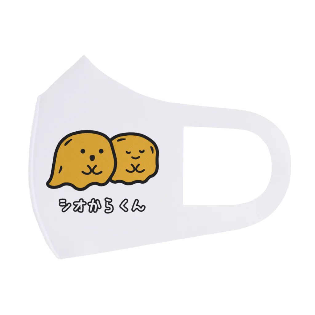 SS SHOP 【SOVL GOODS】のシオからくん フルグラフィックマスク