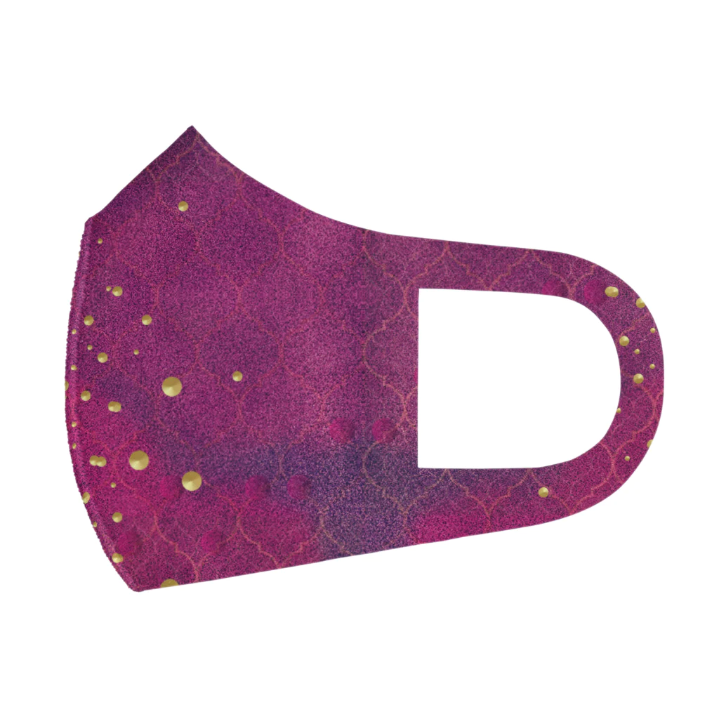 qasr el asulの魔法の絨毯　ピタヤピンク フルグラフィックマスク