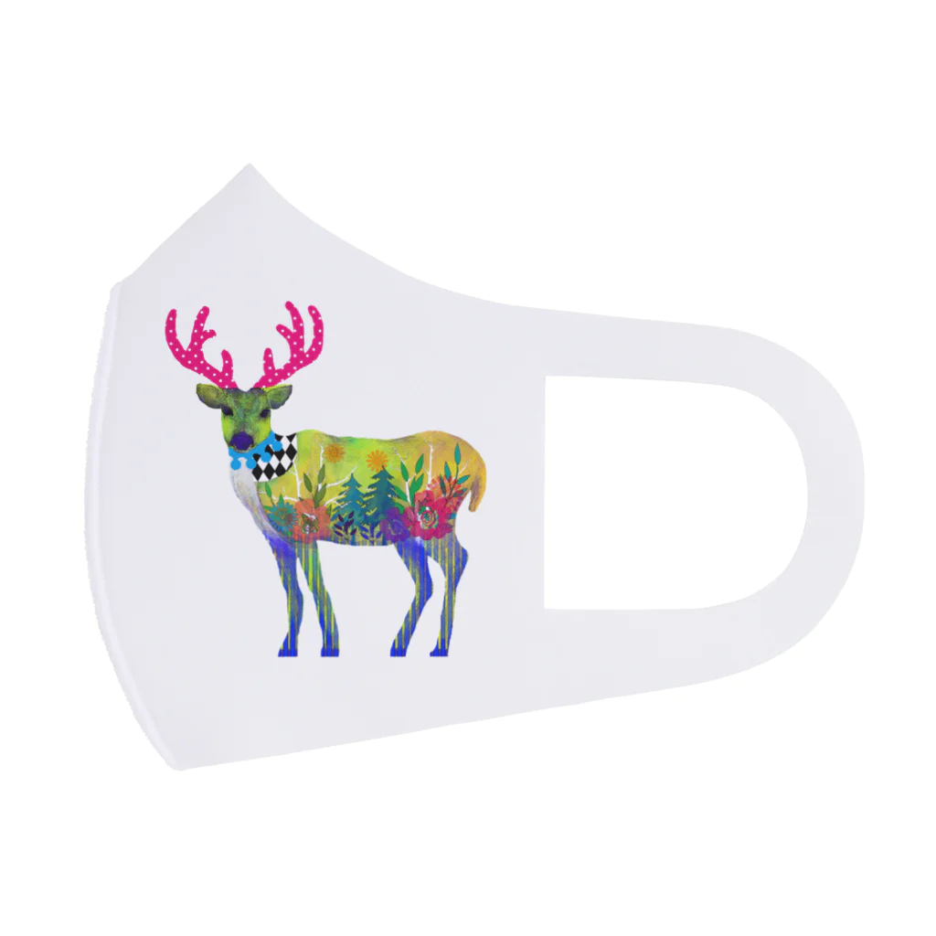 yucca-ticcaの鹿 ピノコ フルグラフィックマスク