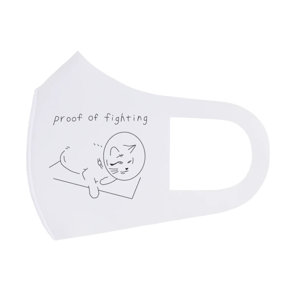 雨と珈琲のproof of fighting Face Mask