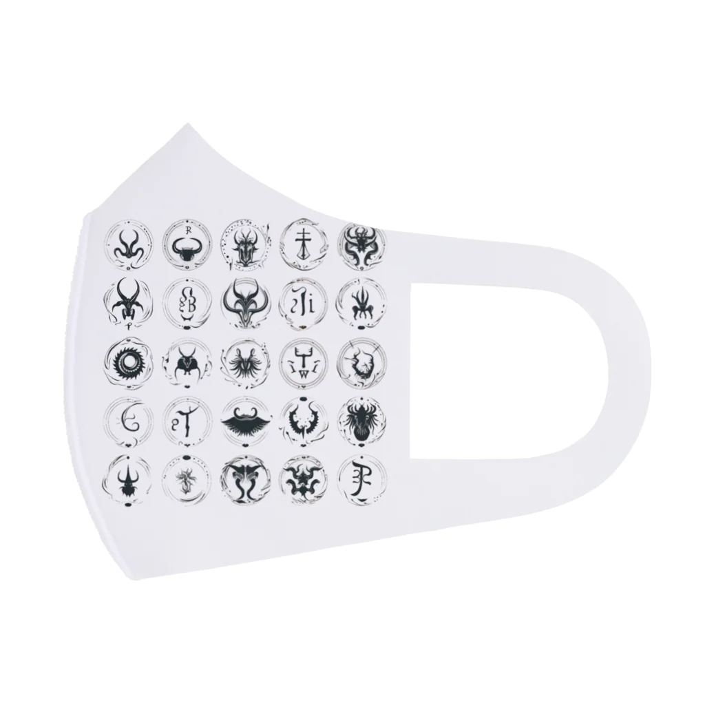 BunnyBloomのZodiac signs Face Mask