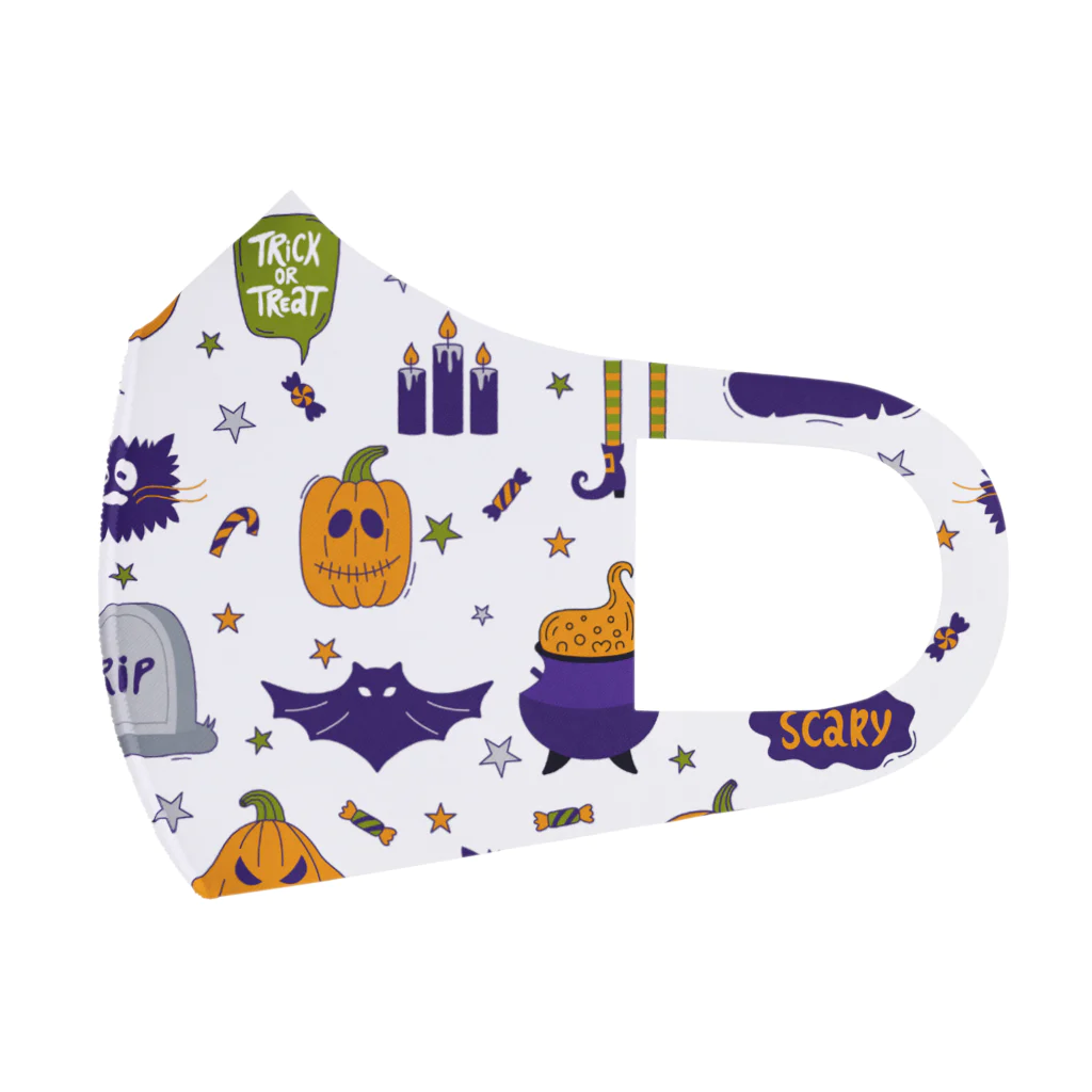 matumoto3588のハロウィンデコ Face Mask