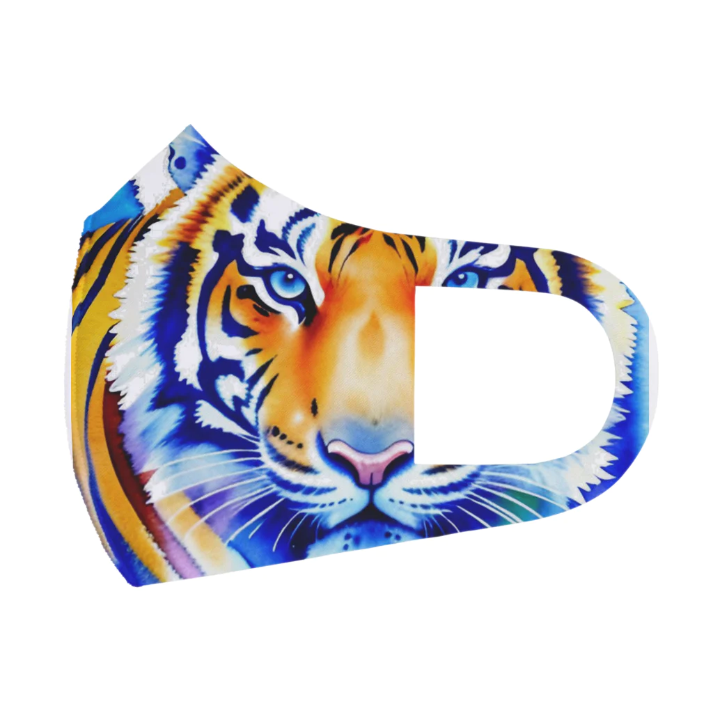 ZUKASAMAのワイルドな虎🐯 Face Mask