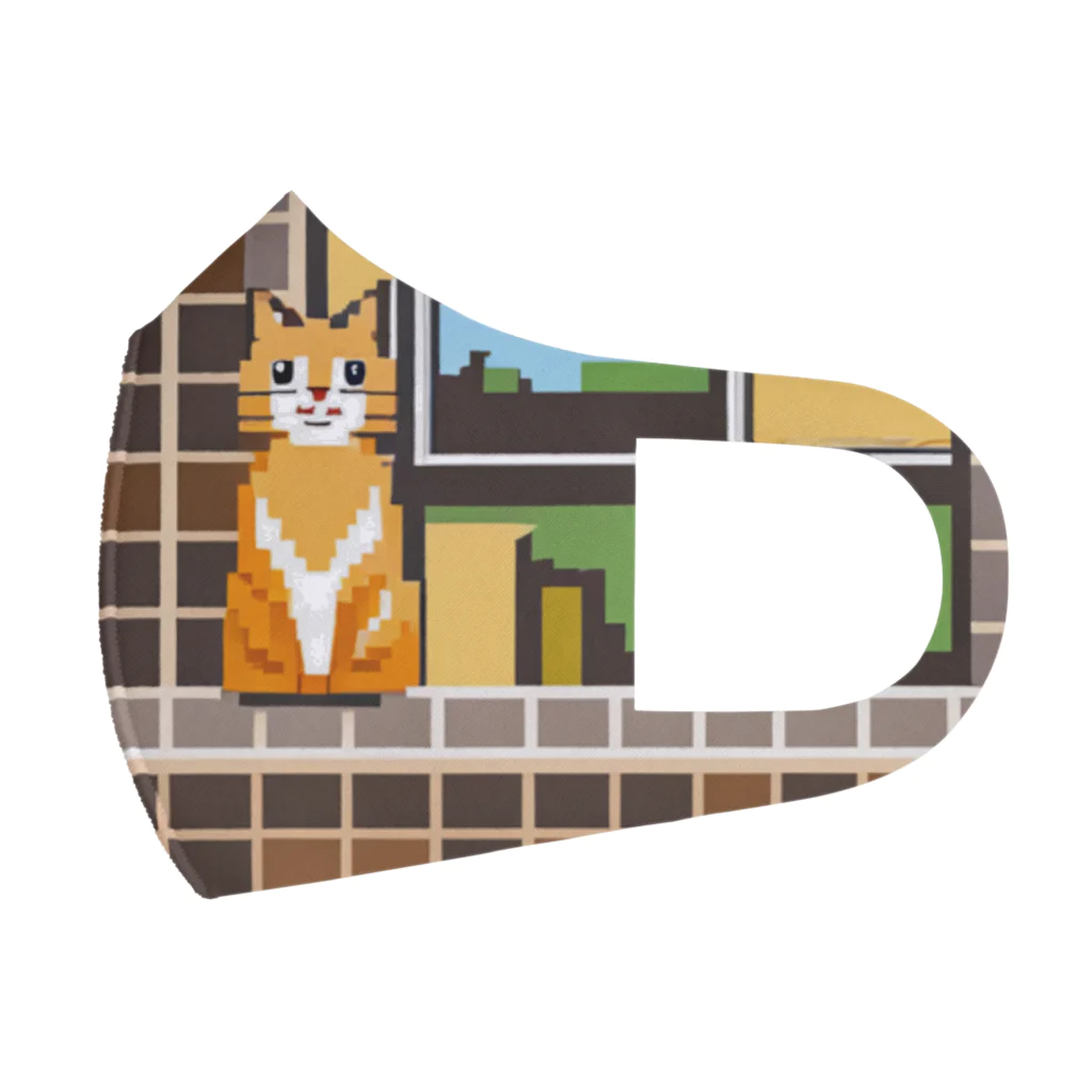 getprizeのドット絵の猫 フルグラフィックマスク