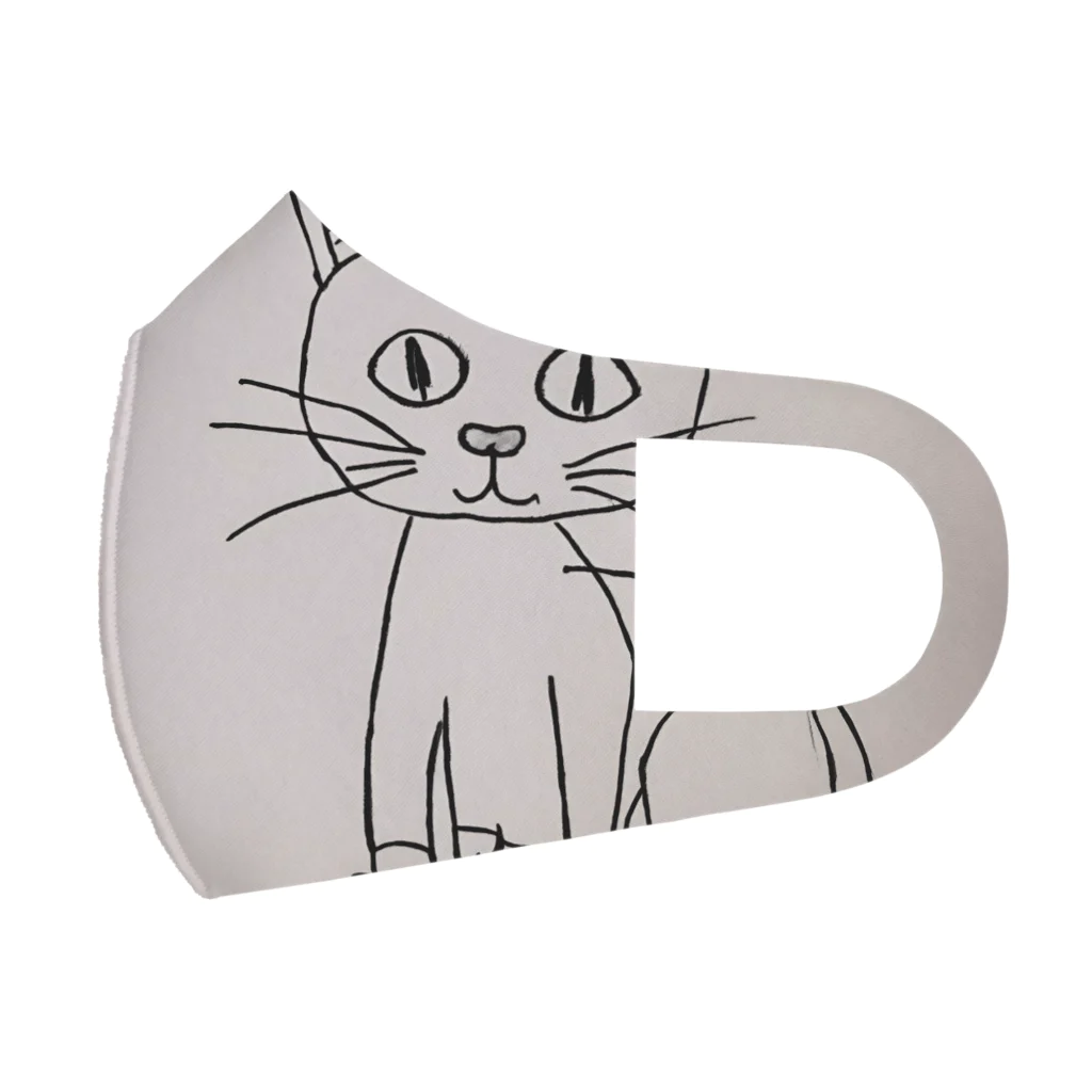 Kemasatariの猫の絵 Face Mask