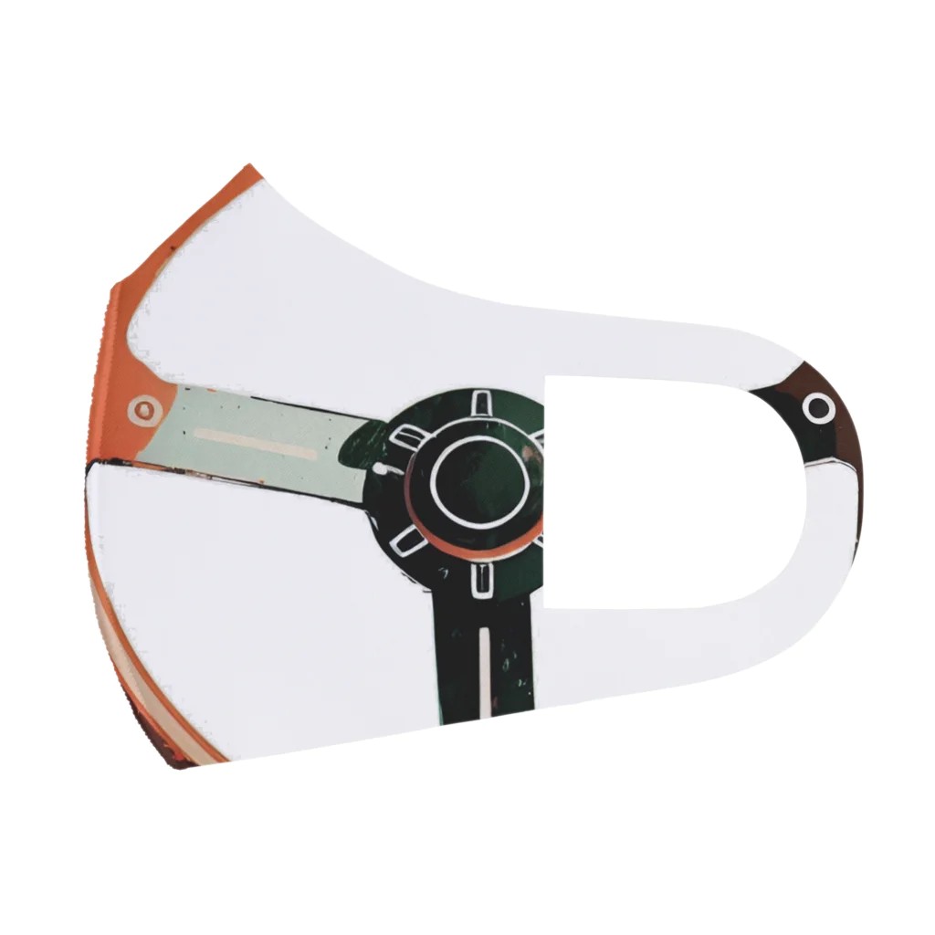 ルーム7Rのカーグッズ　ハンドル フルグラフィックマスク