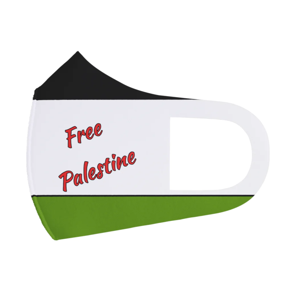 かもねぎショップのfreepalestine フルグラフィックマスク