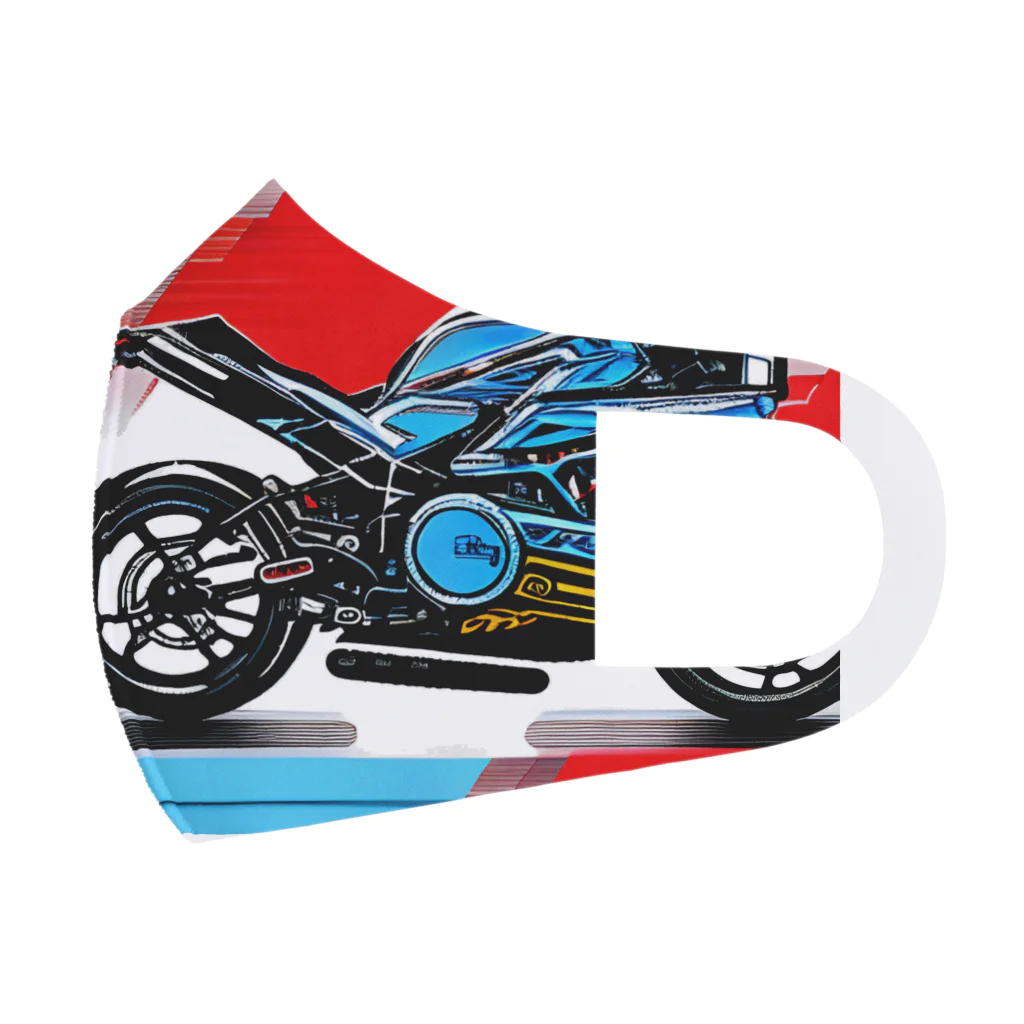 Moichi Designs Shop-2023のハイパーバイク Face Mask
