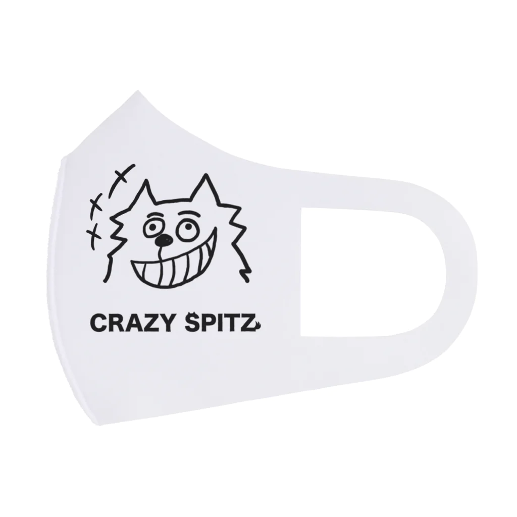 ehime@けだま&もち＆すみのCRAZY SPITZ「HA HA HA」 Face Mask