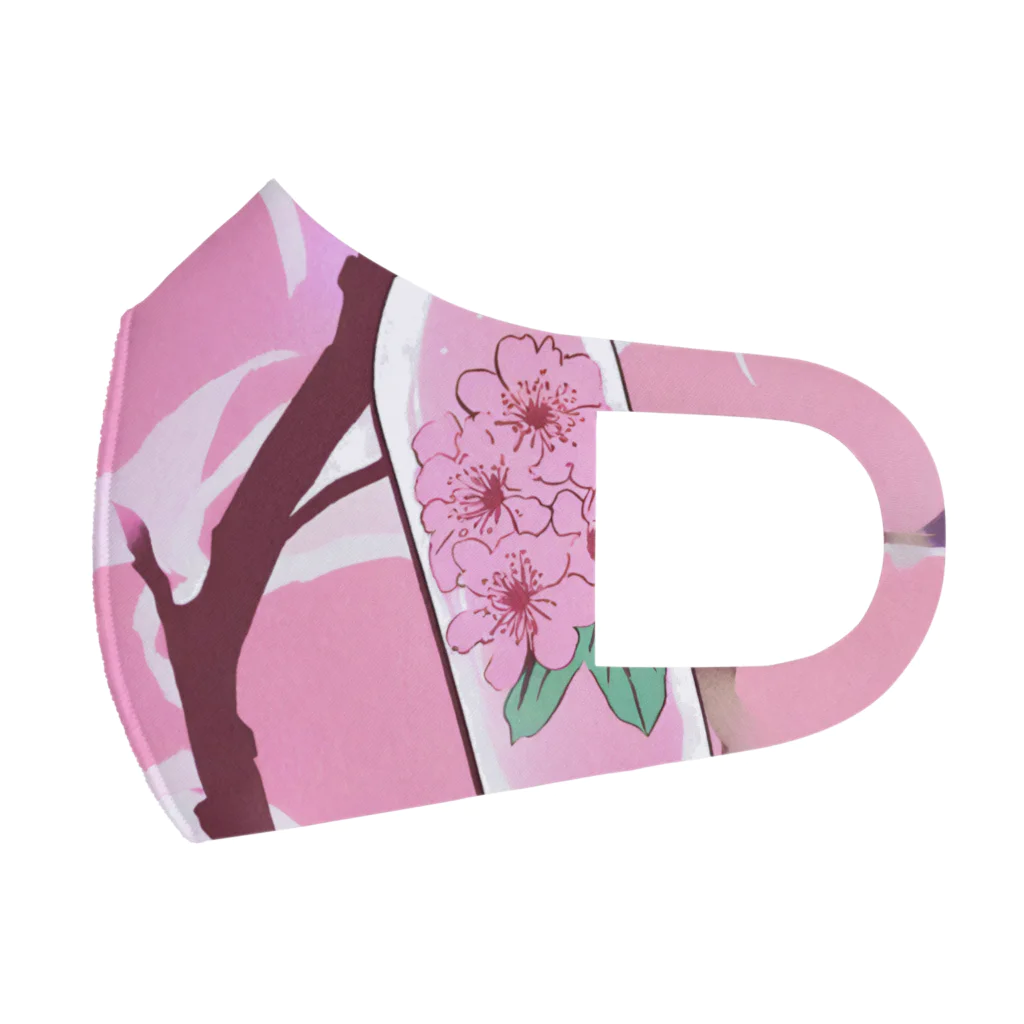 リホタママの水筒の中の桜 Face Mask