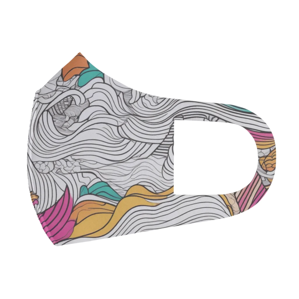 ANTARESのサイケデリックアート フルグラフィックマスク