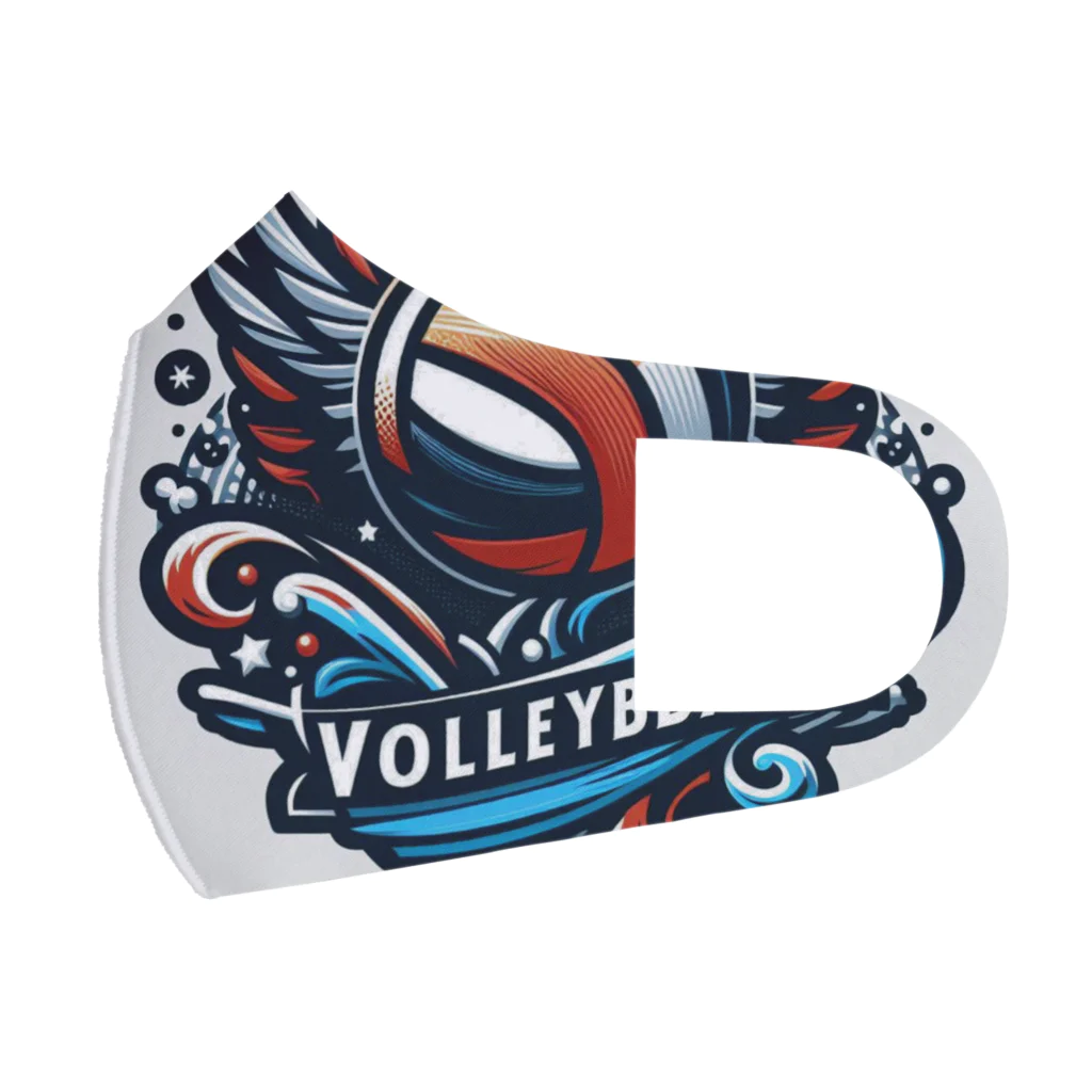 【volleyball online】のLINEスタンプ風 Face Mask