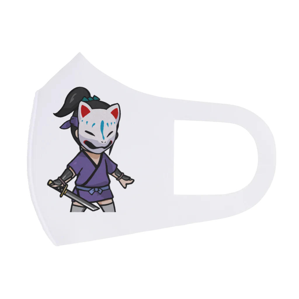 ninjayaの狐白（クリプト忍者） フルグラフィックマスク