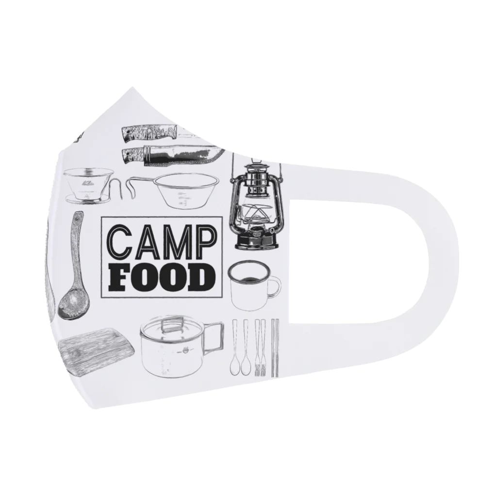 rokkakukikakuのCAMP FOOD フルグラフィックマスク